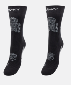 FLOKY AXSIST 3D Calza biomeccanica da calcio e rugby NERO T2 taglia M/L