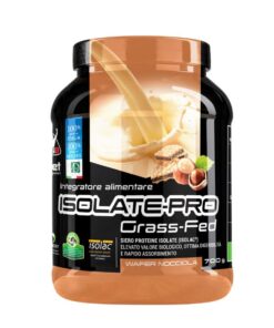 Net Integratori  ISOLATE PRO GRASS-FED Proteine Isolate con EAA e BCAA gusto WAFER NOCCIOLA 700g