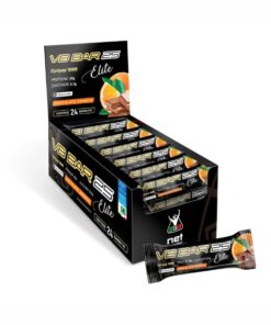 Net Integratori VB BAR 25 ELITE Barretta proteica low carbs CIOCCOLATO ARANCIA 24x50g