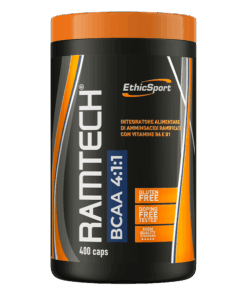 EthicSport RAMTECH BCAA 4:1:1 amminoacidi ramificati con B6 e B1 400 caps