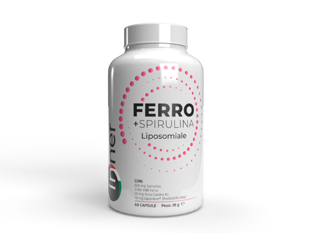 Inner Ferro + Spirulina Liposomiale – Integratore di ferro 60 caps