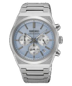 SEIKO Orologio SPORT Cronografo al quarzo quadrante azzurro SSB459P1