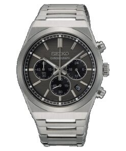 SEIKO Orologio CLASSIC Cronografo al quarzo quadrante grigio SSB455P1