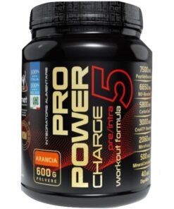 Net Integratori PRO-POWER CHARGE 5 - Pre-Intra Workout Formula 600gr Arancia