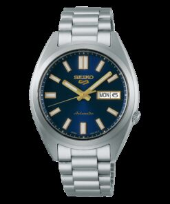 SEIKO Orologio Seiko 5 Sports Automatico quadrante Blu SRPL55K1