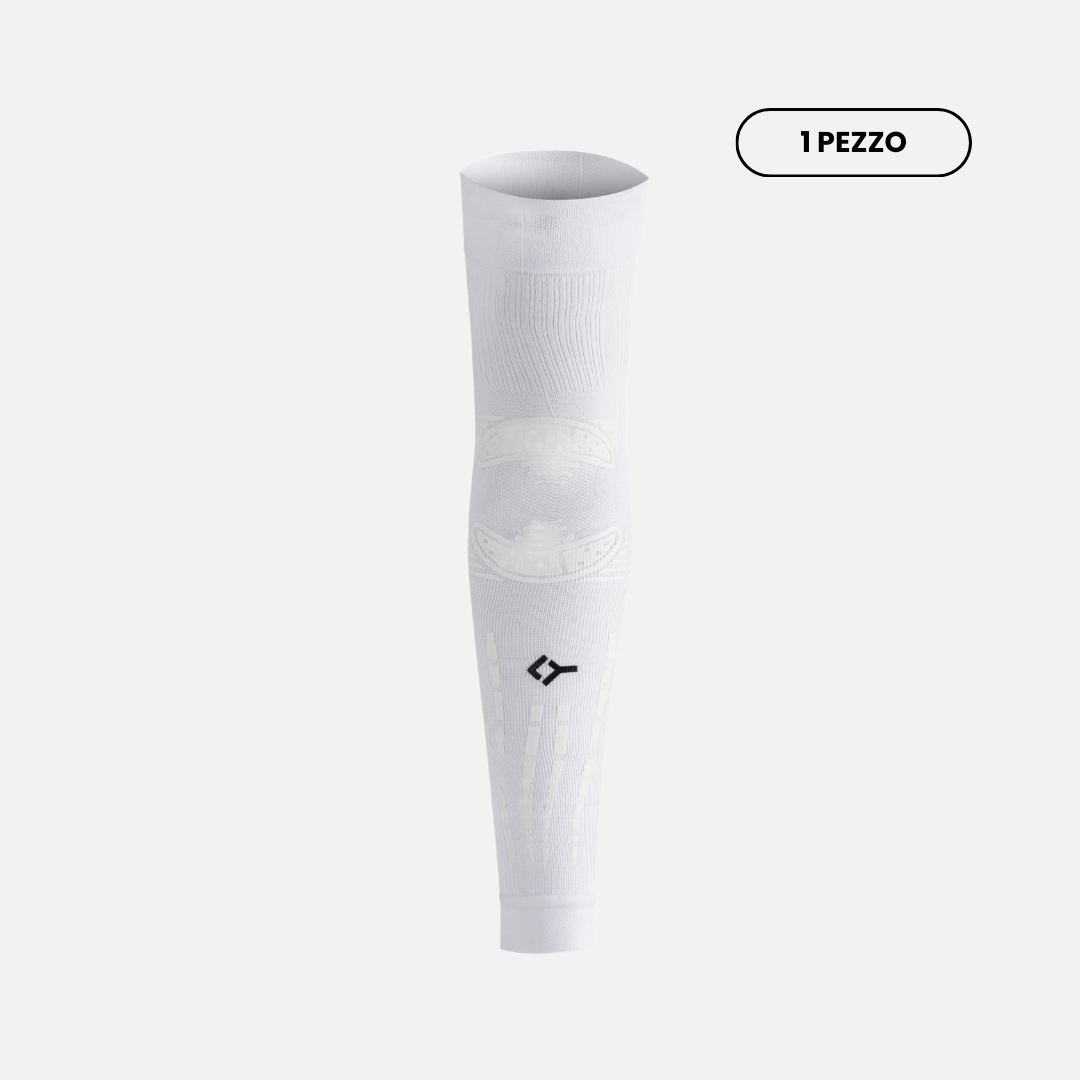 FLOKY NO STRAIN Evolution BIANCO Manicotto biomeccanico L-XL + Omaggio Overgrip FLNS2T3005