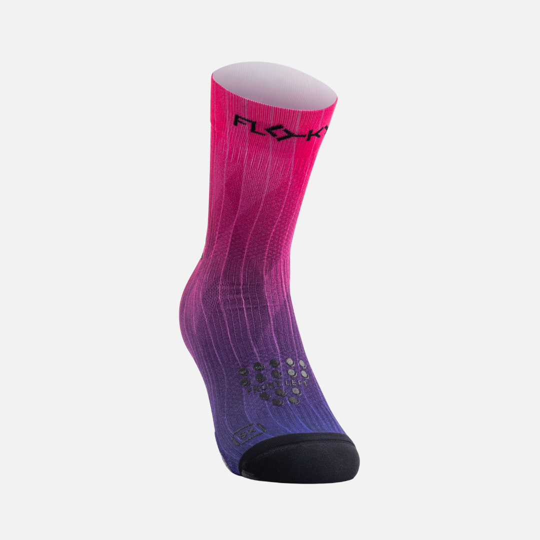 FLOKY S-MASH 3D Pink Nebula calza biomeccanica tennis e padel M-L 40-43 FLSHF3DM/L081