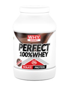 WHY SPORT PERFECT 100% WHEY Proteine Isolate 900g gusto CAFFECIOK + OMAGGIO