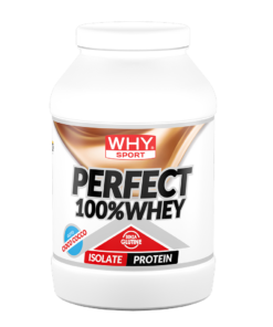 WHY SPORT PERFECT 100% WHEY Proteine Isolate 900g gusto CIOCO COCCO + OMAGGIO