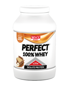 WHY SPORT PERFECT 100% WHEY Proteine Isolate 900g gusto WAFER E NOCCIOLA + OMAGGIO