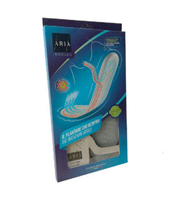 ARIA INSOLES Plantare per trattamento micosi, iperidrosi, vesciche, onicocriptosi, piede diabetico antiodore brevetto italiano TG. 42-47