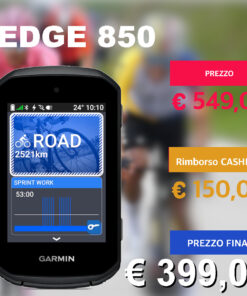 Garmin Edge 850 Promo CASHBACK €150,00 Ciclocomputer GPS touchscreen solo dispositivo 010-03023-01