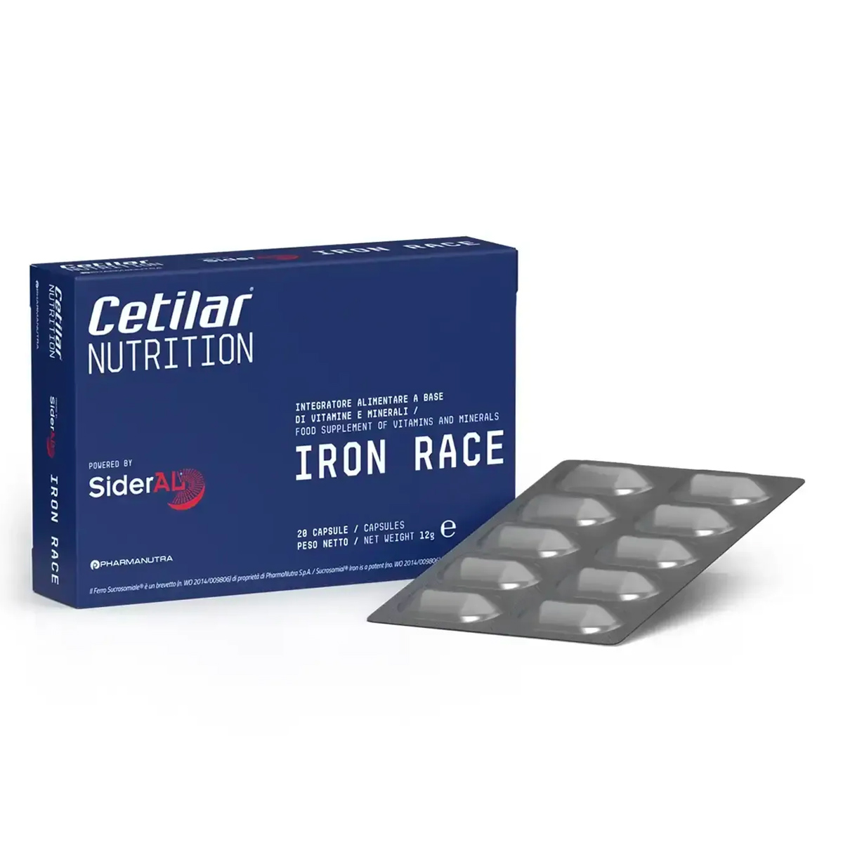 Cetilar IRON RACE Integratore a base di Ferro Sucrosomiale 20 caps 8270699