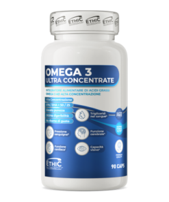 Ethicsport OMEGA 3 ULTRA CONCENTRATE Integratore di acidi grassi omega 3 ad alta concentrazione 90 caps