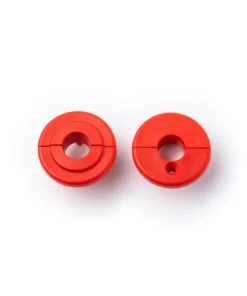 FAS 8PZ BOCCOLE F65 per aste passanti colore ROSSO 1BOC0160Rx8