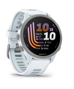 GARMIN Forerunner 170 MUSIC White smartwatch GPS Running Cinturino White Cloud Blue Art.010-03920-11 PREVENDITA