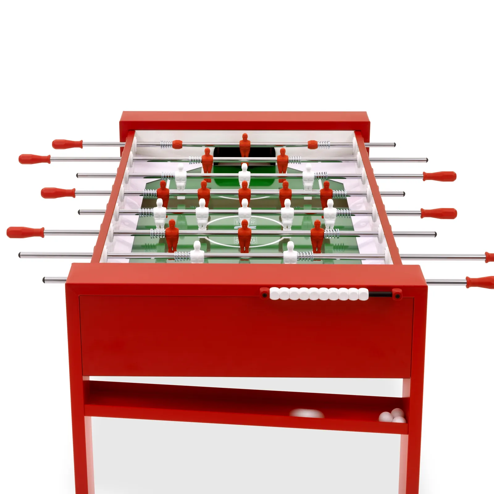 Fas Calciobalilla modello TOUR '65 aste passanti colore ROSSO - immagine 2