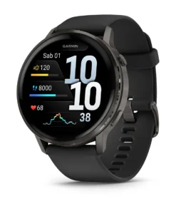 Garmin Venu 4 Slate con Silicone Black cassa da 45 mm art. 010-03014-00