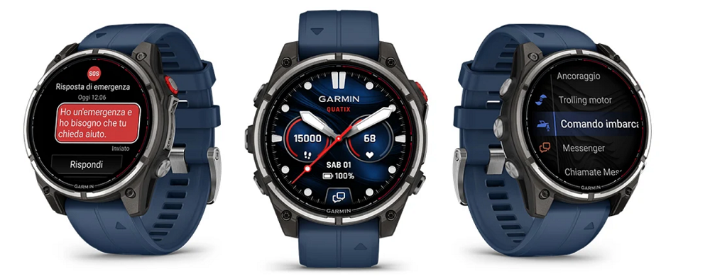 GARMIN QUATIX 8 PRO AMOLED 47mm Smartwatch Nautico GPS art. 010-03198-51 - immagine 5