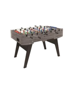 Garlando Calcio Balilla CHAMPION rovere grigio aste uscenti gambe pieghevoli CHAMPGRUCVL