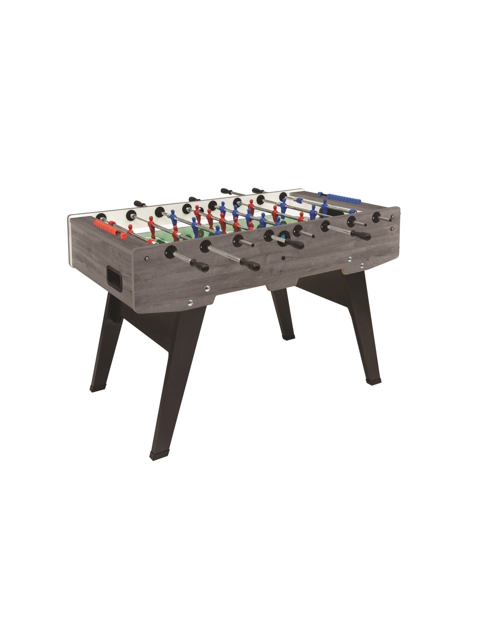 Garlando Calcio Balilla CHAMPION rovere grigio aste uscenti gambe pieghevoli CHAMPGRUCVL