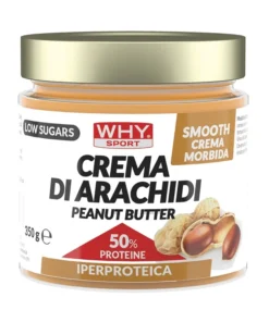 WHY SPORT Crema di arachidi peanut butter iperproteica 350gr