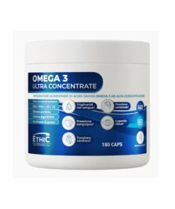 Ethicsport OMEGA 3 ULTRA CONCENTRATE Integratore di acidi grassi omega 3 ad alta concentrazione 180 caps